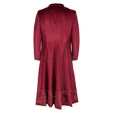 Movie Wonka 2023 Wonka Red Jacket Outfits Cosplay Costume Halloween Carnival Suit